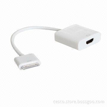 iPad Dock Connector to HDMI, Easy Link to Show on Big Screen